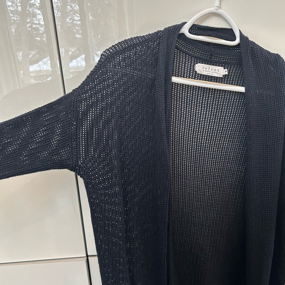Velvet by Graham and Spencer cotton cardigan - Picture 3 of 6